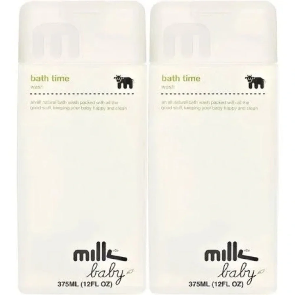 Milk Baby Bath Time Wash 95% Natural allergy Free Baby Wash